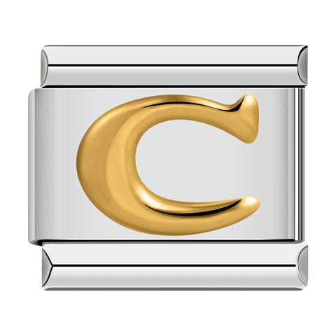 Alphabetic Italian Charm Links