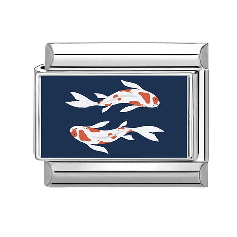 Grey Heart Cat Flower Skull Bead Italian Charm Links