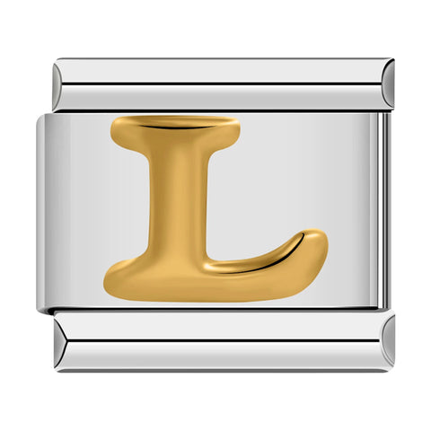 Alphabetic Italian Charm Links