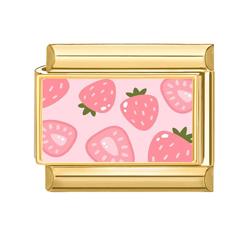 Golden Cute Lovely Cat Dogs Bow Cherry Tulip  Charm Links