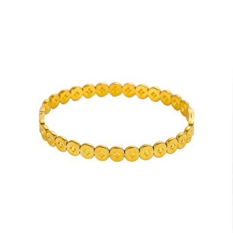 Unique Jewelry High Polish Hip Hop U Shape Horsehoe Bangle Set