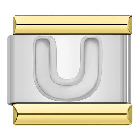 English Letters Italian Charm Links