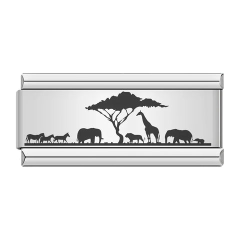 Love Mom Flower Paris Istanbul Long Charm Links