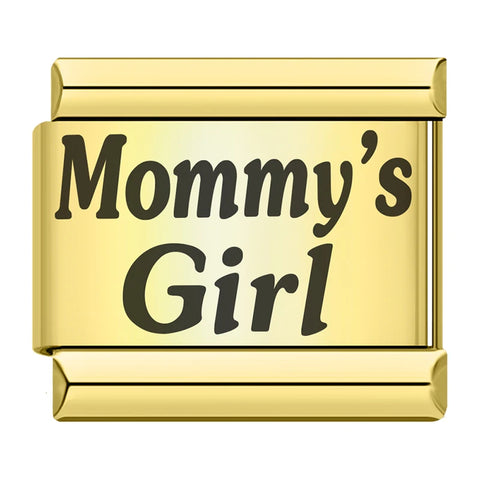 Golden Love Faith Hope Dream Mommy's Girl Charms