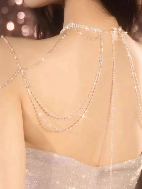Sexy Elegant Rhinestone Shoulder Chain for Women
