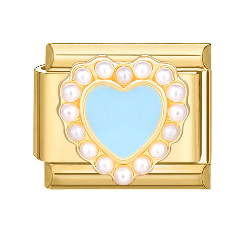 Golden Butterfly Leaf Moon Cat Flower Italian Charm Links