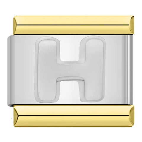 English Letters Italian Charm Links