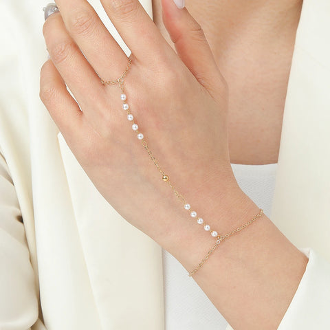 Vintage Emerald Blue Crystal Boho Wrist Bracelet for Women