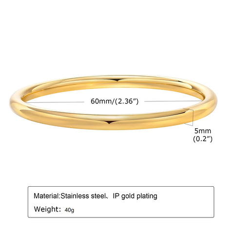 Stainless Steel Fashionable 18K Gold Plated Hollow Bracelet