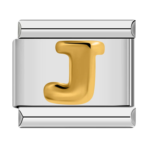 Alphabetic Italian Charm Links