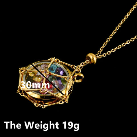 Stainless Steel DIY Stone Collecting Cord Adjustable Holder Collares Jewelry