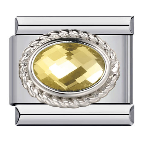 12 Birthstone Italian Charm Links