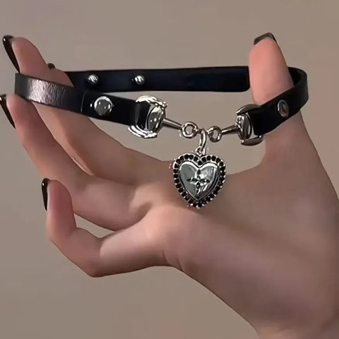 Red Butterfly Star Heart Cross Pendant Ghost Claw Choker Charms Necklaces