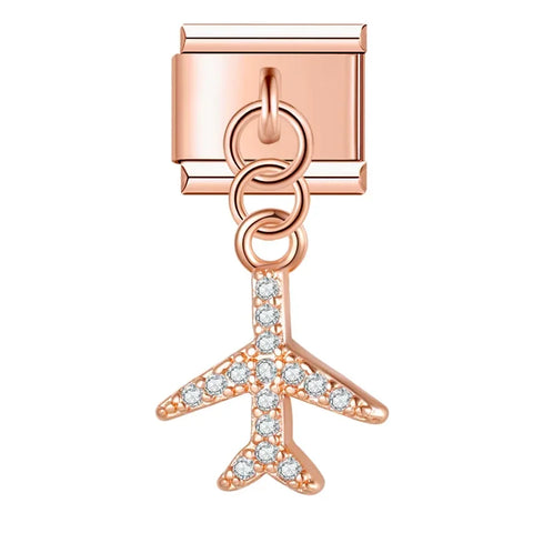 Flower Bowknot Crown Moon Dazzling Charm Links