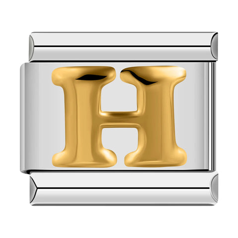 Alphabetic Italian Charm Links