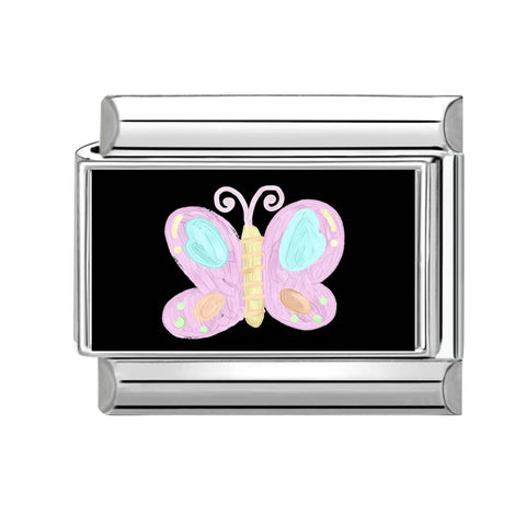 Black Heart Ship Flower Moon Cat Star Candy Charm Links