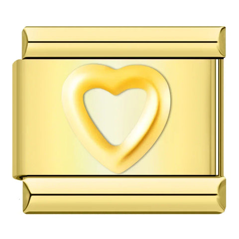 Butterfly Star Cross Romantic Heart Italian  Charm Links