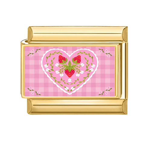 Golden Cute Lovely Cat Dogs Bow Cherry Tulip  Charm Links