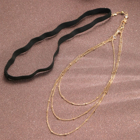 Multi Layer Butterfly Tassel Leg Chain