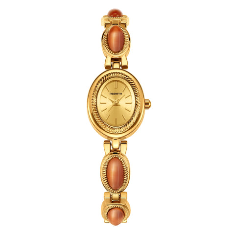 Retro Style Oval Small Dial Watch Niche Light Luxury Bracelet Watch