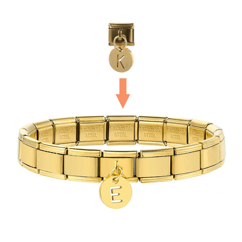 English Letter  Italian Charm Links