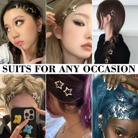 Star Bobby Pin Set (10/20/50PCS) Daily Versatile Party Design Simple and Exquisite