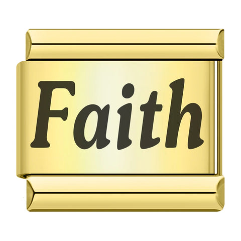 Golden Love Faith Hope Dream Mommy's Girl Charms