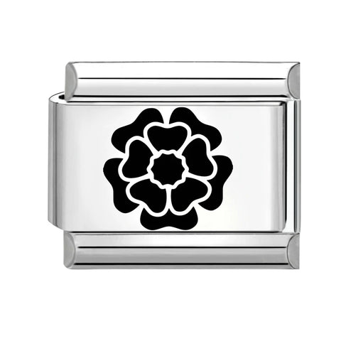 Black Engraving  Eye Jellyfish Butterfly Sun Moon Silver Charm Links