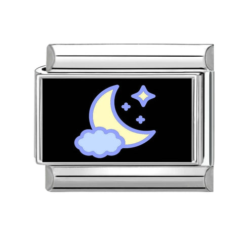 Black Heart Ship Flower Moon Cat Star Candy Charm Links