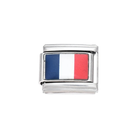 Colorful World Flag Italian Charm Links