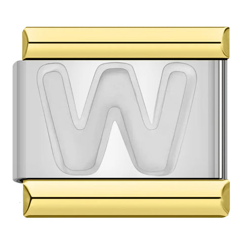 English Letters Italian Charm Links