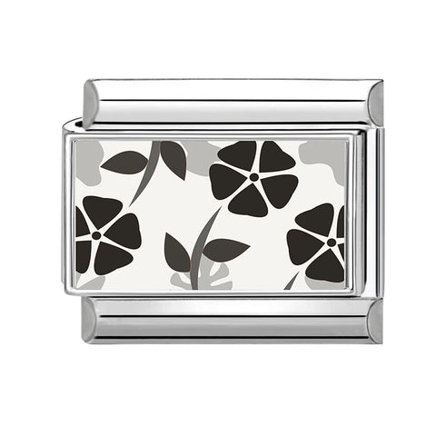 Grey Heart Cat Flower Skull Bead Italian Charm Links