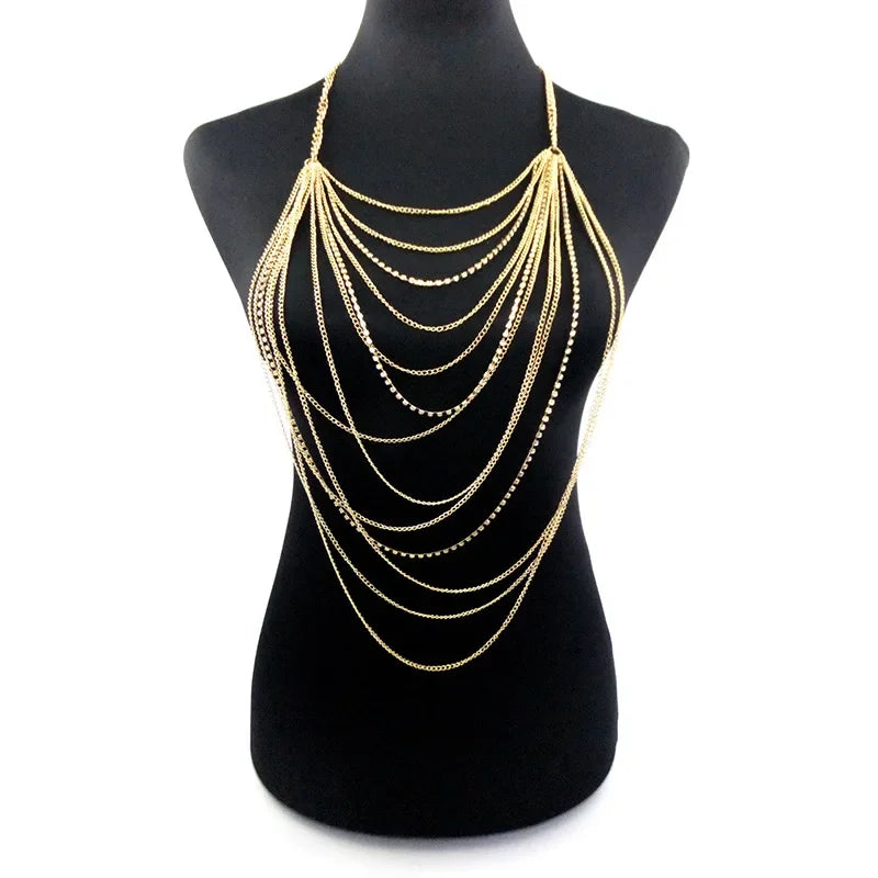 Women Chest Chain Fashion Body Chain Jewelry Sexy Accessories