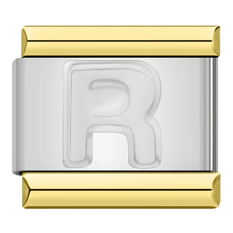 English Letters Italian Charm Links