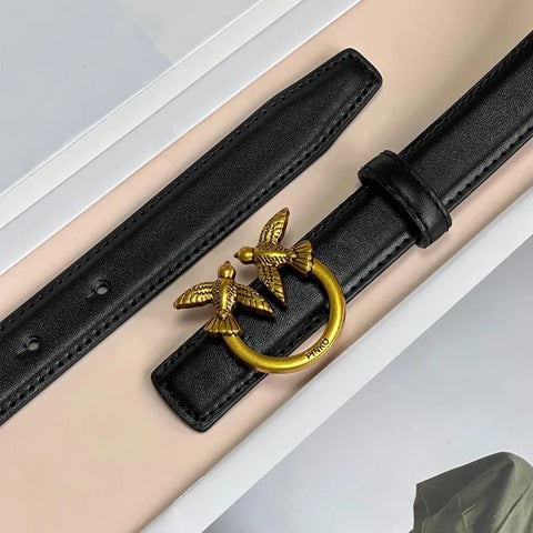 Women's Fashionable PU Leather Retro Belt Daily Clothing Decoration
