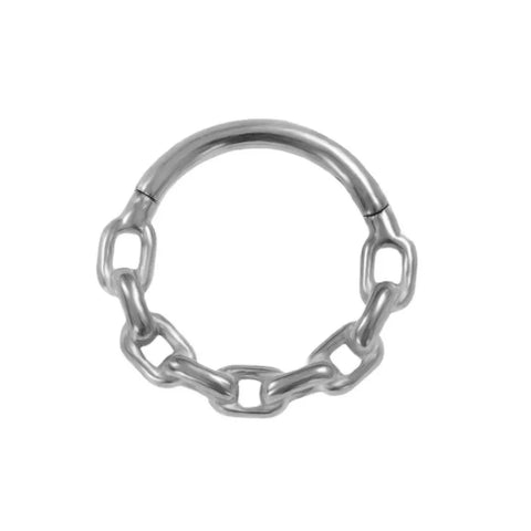 Vine Septum Nose Ring Piercing Hinged Clicker Stainless Steel Daith Clicker Helix Cartilage