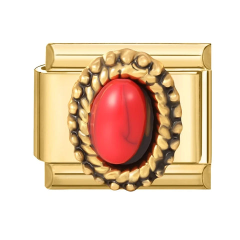 Golden Heart Butterfly Sun Flower Pearl Zircon Italian Charm Links