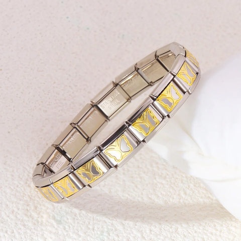 Love Butterfly Italian Charm  Bracelets