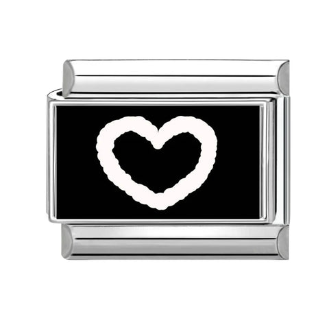 Black Heart Ship Flower Moon Cat Star Candy Charm Links