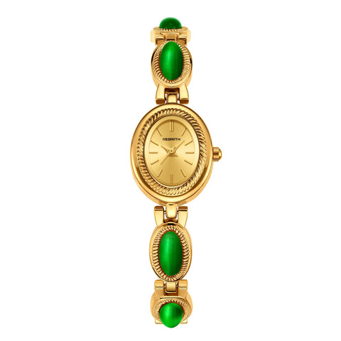 Retro Style Oval Small Dial Watch Niche Light Luxury Bracelet Watch