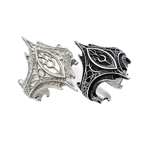 Vintage Personalized Irregular Pattern Gothic Style Open Ring Men Women Jewelry