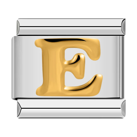 Alphabetic Italian Charm Links