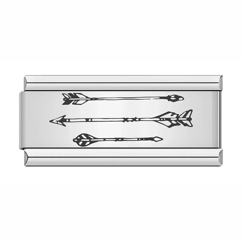 Travel Mountain Paper Boat Italian Charm  Links | Long Links