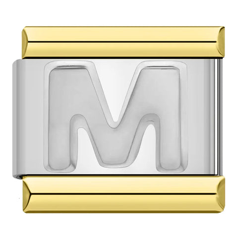 English Letters Italian Charm Links