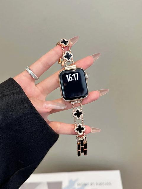 Stainless steel bracelet link For Apple Watch band Series 11/8/7/6/10 - 40/41/38/42/44/45/46mm Strap