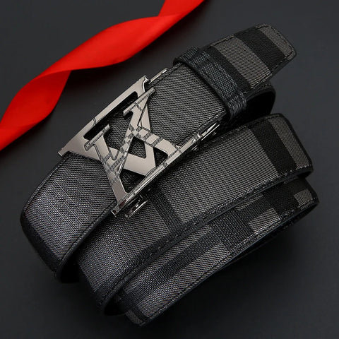 Luxury brand New genuine leather fashionable printed men's belt
