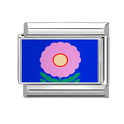 Grey Heart Cat Flower Skull Bead Italian Charm Links