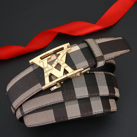 Luxury brand New genuine leather fashionable printed men's belt