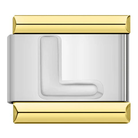 English Letters Italian Charm Links