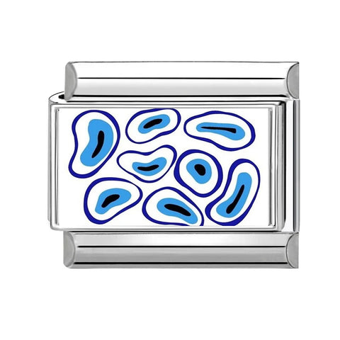 Grey Heart Cat Flower Skull Bead Italian Charm Links